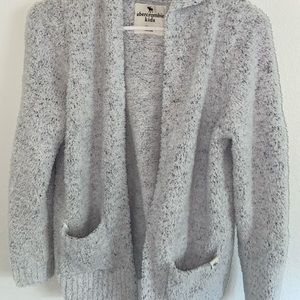 Abercrombie kids fluffy cardigan